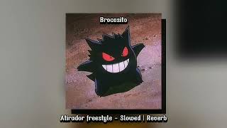 Brocasito  Atirador freestyle  Slowed  Reverb [upl. by Sellers]