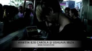 FRA909 Tv  HAWTIN B2B CAROLA  USHUAIA IBIZA 2010 [upl. by Einnor621]