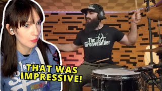 El Estepario Siberiano  BLINDING LIGHTS  THE WEEKND  DRUM COVER  First Time Reaction [upl. by Edroi]