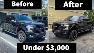 Completely Transforming My New Ford F150 For Under 3000 [upl. by Maureen372]