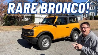 RARE BRONCO  2022 Bronco Base 2door 7speed Manual [upl. by Nodyroc83]