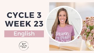 CC Cycle 3 Week 23 English [upl. by Yawnoc]