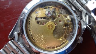 CITIZEN 21 jewels caliber 8200 automatic movement HD [upl. by Radnaxela]