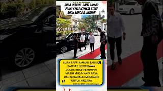 BERWIBAWA Raffi Ahmad Masuki Gedung Negara Dengan Kemeja Ajudan raffiahmad trendingshorts shorts [upl. by Neruat]