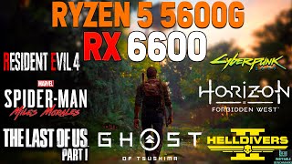 RX 6600  Ryzen 5 5600G  Test in 18 AAA Games 2024 [upl. by Imit]