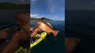 NEAR RECORD CUBERA SNAPPER CAUGHT ON A KAYAK  PELAGIC KAYAKFISHING COSTARICA [upl. by Samuelson]