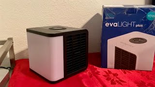 Evapolar evaLight Plus Personal Evaporative Air Cooler Portable AC and Humidifier Set Up and Review [upl. by Eimme]