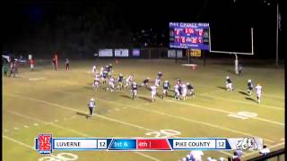 Luverne 5 Kenterius Womack 15 yd TD QB Run [upl. by Phio]