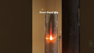 Mig Welding Down Hand [upl. by Kirstin663]