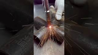 Handheld Laser Welder  Factory Footage of Advanced Laser Equipment [upl. by Esirahs]