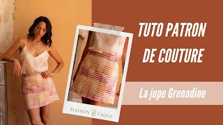 Comment Coudre la Mini Jupe Grenadine  🍒 Tuto Couture Facile [upl. by Ettenotna817]