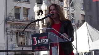 Womens March LA 2019 West Hollywood City Councilwoman Lindsey Horvath full speech [upl. by Nerred]