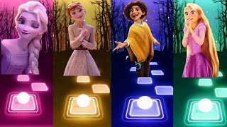 Disney Princesses Songs on YouTube  Let It Go Vs Into The Unknown Vs Anna Vs Rapunzel  Who Best [upl. by Lodhia605]