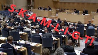 EN SKAMMENS DAG RIKSDAGEN VIKER SIG FÖR HBQTILOBBYN [upl. by Arerrac]