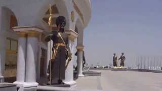 Ashgabat Sightseeing  Silk Road Adventures in Turkmenistan [upl. by Dahlia]