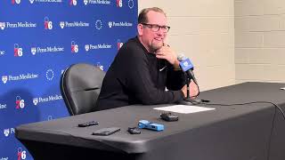 Nick Nurse Postgame MILPHI  10232024 [upl. by Tail673]