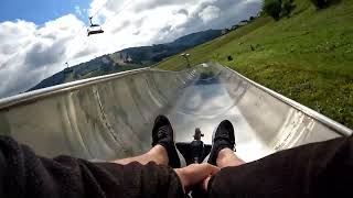 Sommerrodelbahn Willingen klassische Rodelbahn in Willingen Hessen onridePOV [upl. by Michelina]