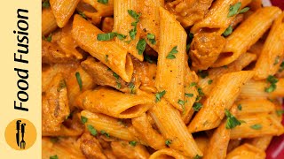 Pasta with Roasted Tomato Cream Sauce Recipe By Food Fusion [upl. by Nirik]