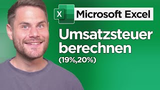 Mehrwertsteuer und Umsatzsteuer einfach berechnen in Excel [upl. by Jacobson]