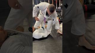 Lasso ➡️ X Guard ➡️ Scissor sweep ➡️ self defense elbow Lol globaljiujitsu martialarts jiujitsu [upl. by Ynnol]