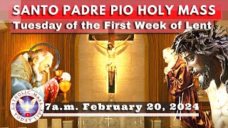 Catholic Mass Today Live at Santo Padre Pio National Shrine  Batangas 20 Feb 2024 7am [upl. by Cami]