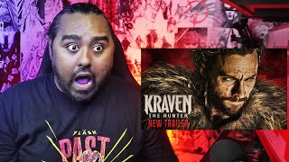 KRAVEN THE HUNTER  New Trailer REACTION [upl. by Nylsirhc]