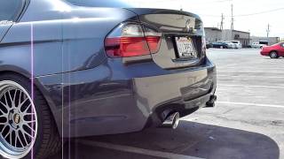 E90 335i AT  Vanguard Exhaust [upl. by Arakaj]