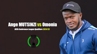 Ange Mutsinzi vs Omonia  homeaway  202425  conference league [upl. by Dew350]