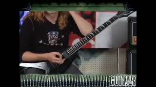 Dave Mustaine plays metallica Riff but heavier [upl. by Eeralih]