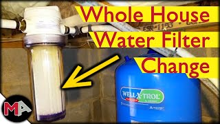 Changing a Whole House Water System Filter [upl. by Naihtniroc602]