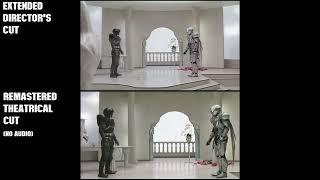 Hakaider vs Michael Fight  Directors Cut and Theatrical Cut Comparison [upl. by Allertse]