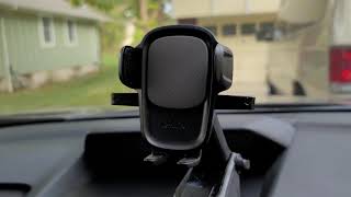 IOttie Easy One Touch 5 Smartphone Car Mount Installation [upl. by Enihpad]