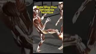 Brutal Wing Chun Self Defense Technique wingchun mma kungfu ufc defesapessoal [upl. by Idnahs]