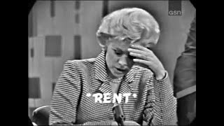 PASSWORD 19630217 Betty White amp Shelley Berman [upl. by Tizes]