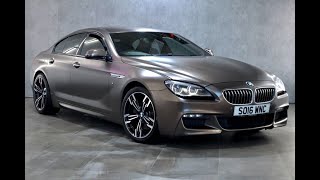 BMW 6 SERIES GRAN COUPE30 640d M Sport Saloon 4dr Diesel Auto Euro 6 ss 313 ps [upl. by Notwen]