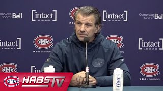 Marc Bergevin on the Canadiens start to the season  Press Conference [upl. by Aurelius]