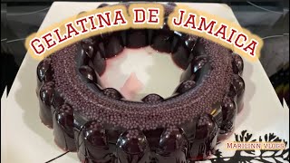 GELATINA DE JAMAICA CON SEMILLAS DE CHIA NATURAL [upl. by Paxton]