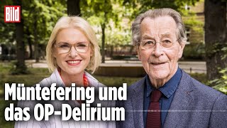 Müntefering „Ich war fest davon überzeugt dass meine Frau mich operiert hat“  BILD Talk [upl. by Hesoj]