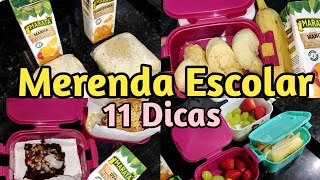 11 DICAS de Merenda Escolar [upl. by Hogarth296]