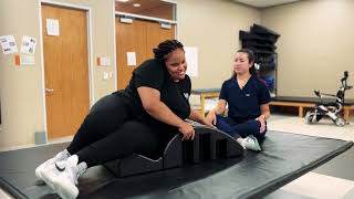 Campbell University Doctor of Physical Therapy program demonstrating the value of Pilates Arcs [upl. by Ivers]