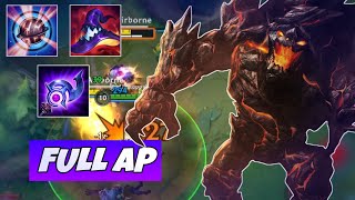 FULL AP BUILD MALPHITE MAKES INSANE DAMAGE  Wild Rift [upl. by Yobybab]