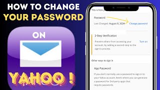 quotHow to Change Your Yahoo Password  Step by Step Guidequot [upl. by Kopp]