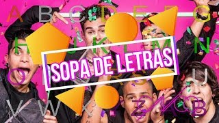 Sopa de Letras  CNCO ¿TE ATREVES ¡ADELANTE [upl. by Yecam224]