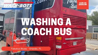 Washing a Coach Bus at Fabulous Buses [upl. by Bebe]