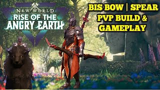 New World PVP BIS BOW  SPEAR Build amp Gameplay  Season 3 [upl. by Herriott]