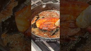 My Family’s Glazed Pork Belly always hit the spot food pork short [upl. by Colier]