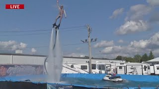 Nerveless Nocks Jetpack Circus to perform at Erie County Fair [upl. by Grogan]