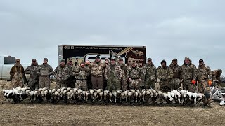 2024 Arkansas Speckelbelly Hunt in the clouds with NO WIND Big Rain Outs [upl. by Hooker]