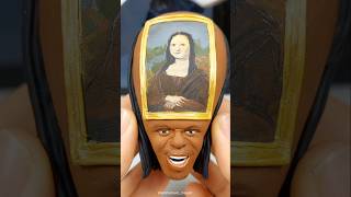 Mona Lisa KSI😂 clay art ksi meme art [upl. by Egiap]