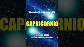 19 Junio 2024 CAPRICORNIO HOY PUEDE SER REAL ❤️ AMOR ❤️ tarot capricornio horoscopo [upl. by Gulgee]